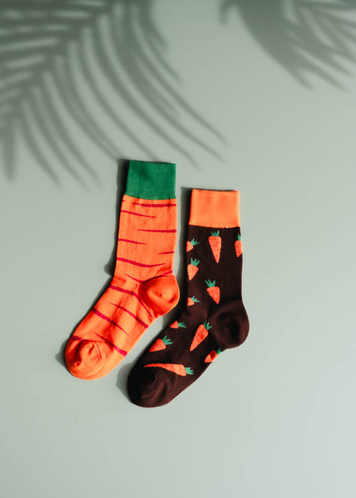Mix Match Socks - Carrot