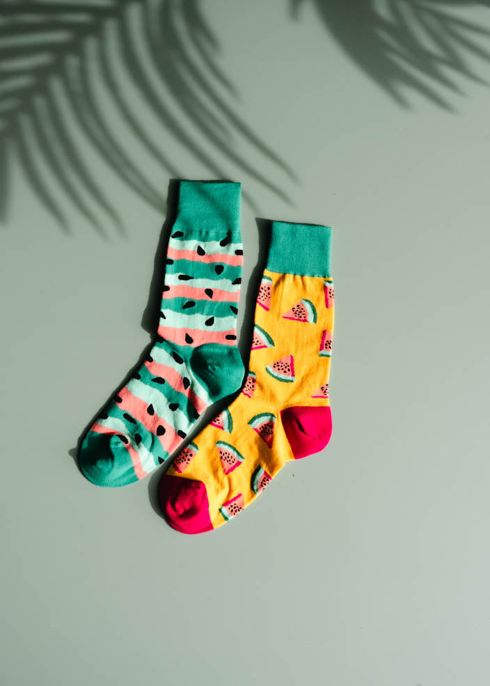 Mix Match Socks - Watermelon