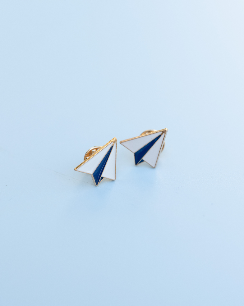 Enamel Pins - Paper Airplane