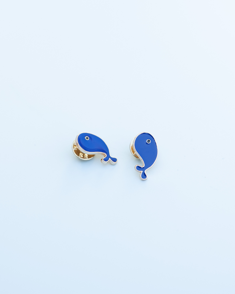 Enamel Pins - Whales